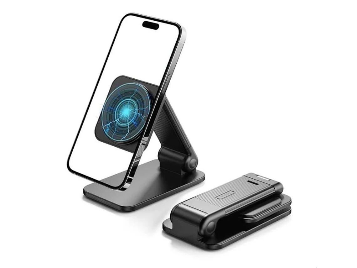 Soporte Manos Libres Magnético Standme Mag Para Apple Yizhood, Color Negro