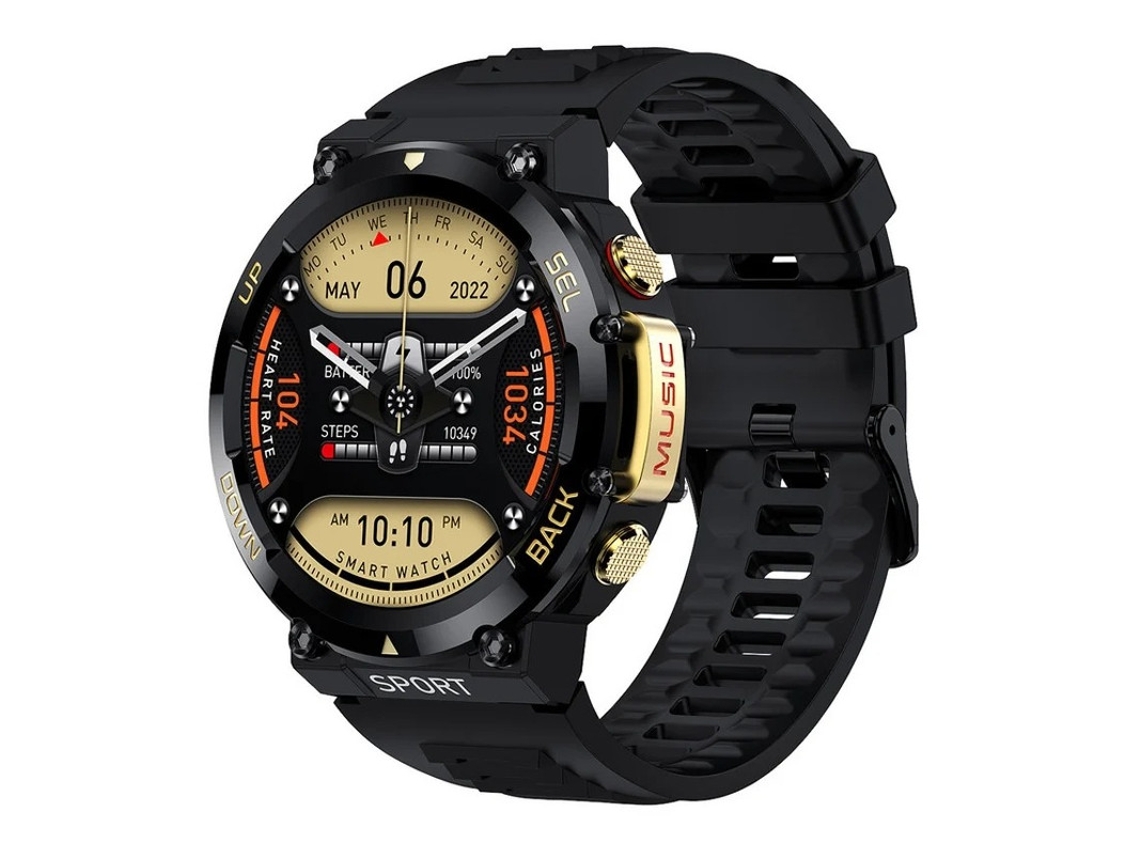 Relojes inteligentes para hombres IP68 a prueba de agua Modo deportivo Oro Yizhood