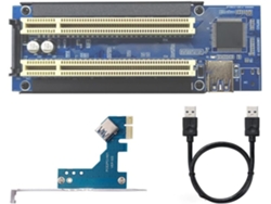 Adaptador De Tarjeta Elevadora Pci-e Express X1 A X16 Para Ranura De Expansión De Escritorio