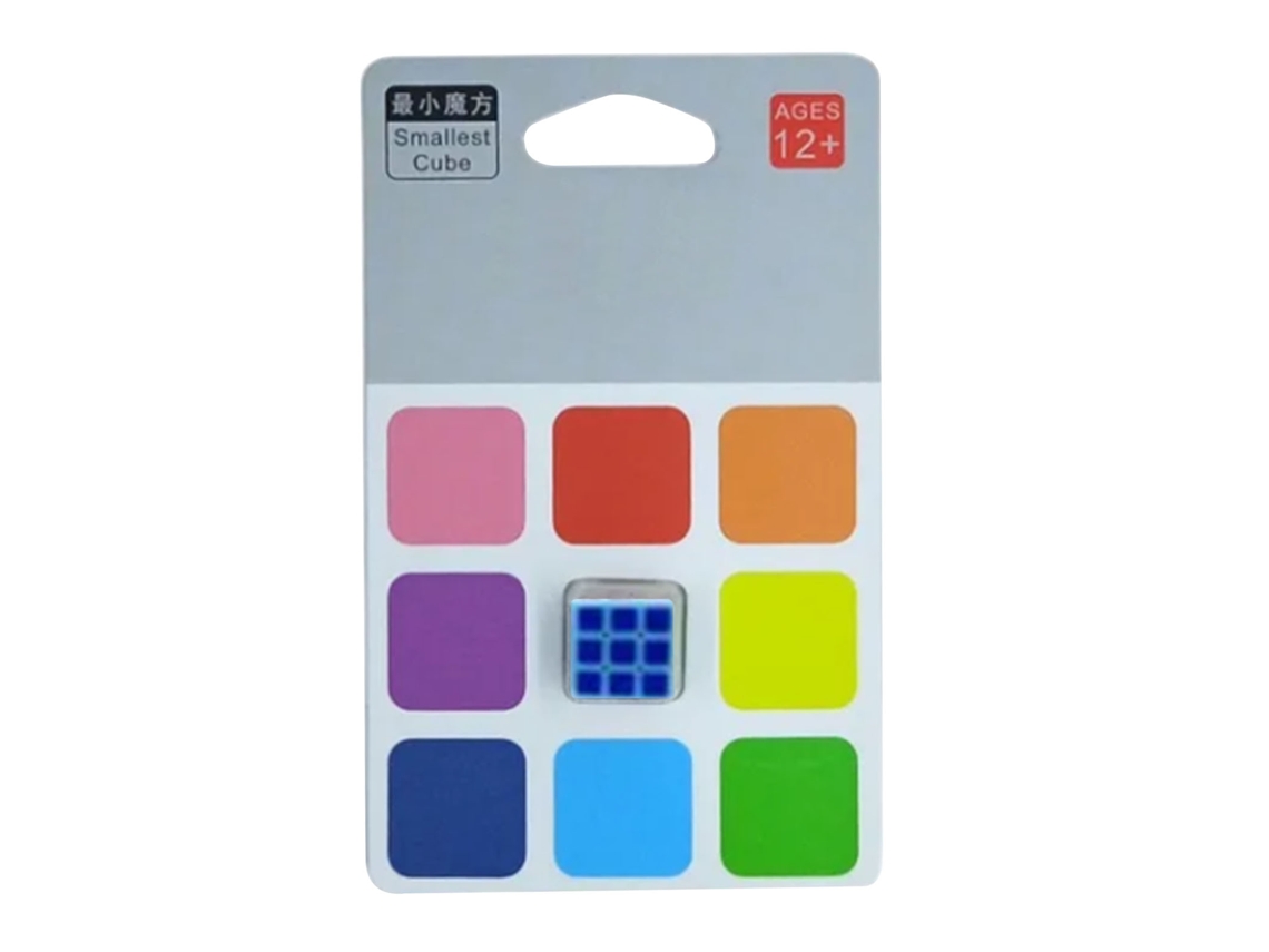 Ats-puzzle De Velocidad Mini 1cm Para Niños Y Adultos Juguete Educatsivo Portátil Divertido Coleccionable Azul