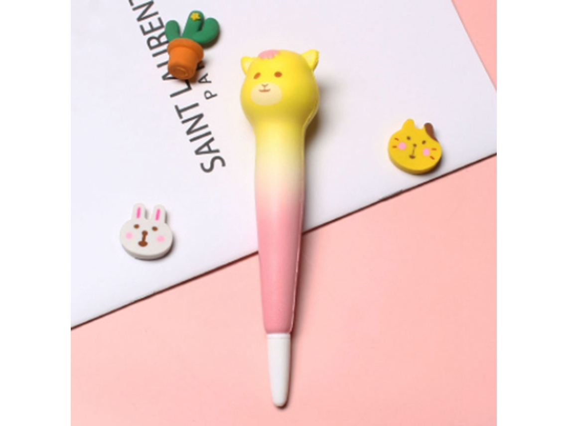 Bolígrafos Squishy Bonitos Para Aliviar El Estrés Con Tinta Gel Kawaii Regalo Escolar