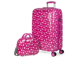 Juego De Maletas Pc ITACA Stars fucsia (44X65x25 Cm - 62L)