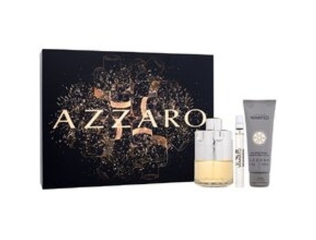 AZZARO Wanted Dárková Sada Edt 100 Ml Sprchový Gel 75 Ml a Miniaturka Edt 10 Ml 100Ml