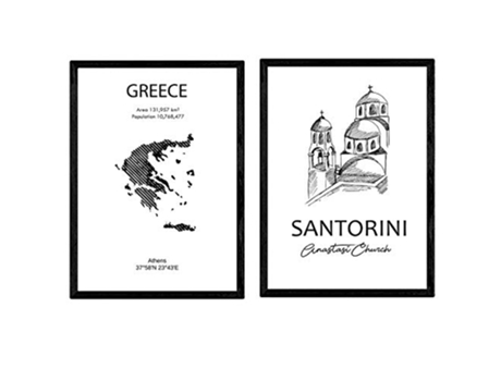 Pack de Poster NACNIC Paises y Monumentos (A3)