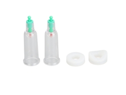 Peças De Vaciocups Para Terapia De Ventosas Nos Dedos Com Anéis De Silicone Plano Para Massagem Profunda Do Cotovelo