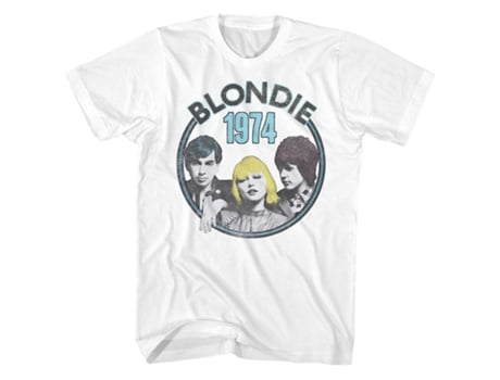 Camiseta ROCKINSTONE Blondie 1974 Foto de grupo Camiseta ROCKINSTONE Blondie (Algodón - S)
