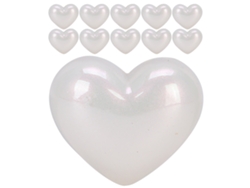 10 Piezas De Cuentas De Corazón, Perlas De Imitación, Decoración De Uñas, Accesorio Diy Xz-48