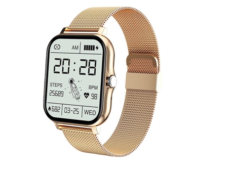 Reloj inteligente con Bluetooth para hombre y mujer, pulsera con esfera completamente táctil de 1,69 pulgadas, rastreador de Fitness IP67, resisten...