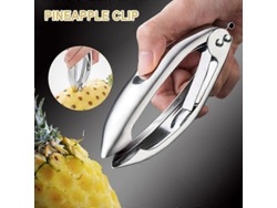 Pelador, cortador y rebanador de piña de acero inoxidable para ensalada de frutas, utensilio de cocina.