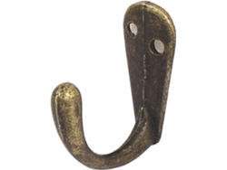 10 Perchas De Albornoz De Aleación Cincada De 37 Mm X 15 Para Puerta De Baño