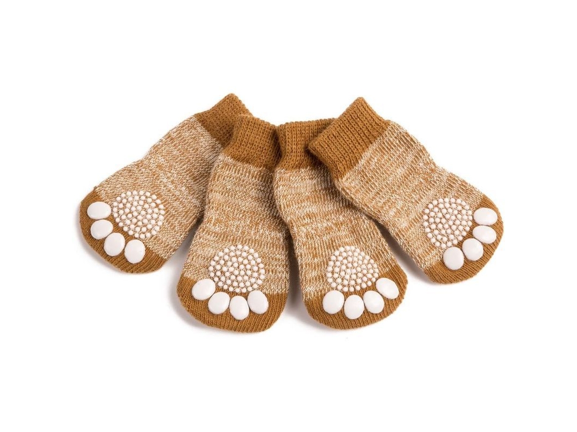 2026 - Pantalones antideslizantes para perros y gatos con gel de silicona y recambio de goma para suelos de madera e interiores.