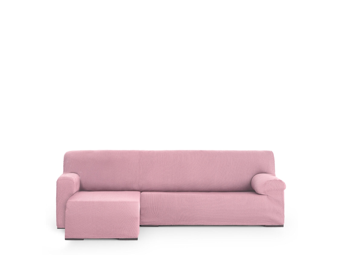 Funda para chaise longue de brazo largo izquierdo EYSA ULISES Rosa 110 x 110 x 310 cm