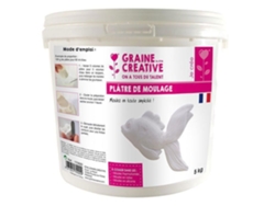 Yeso para Moldear 5 Kg Semilla Creativa Blanca