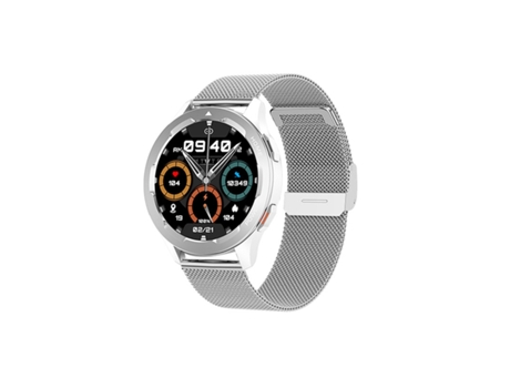 Fw05 Sports Smartwatch Control de Acceso Llamadas Bluetooth Detección de Temperatura Plata VEANXIN