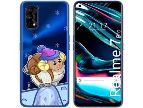 Carcasa Realme 7 Pro TUMUNDOSMARTPHONE Cabra Multicolor