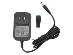 Adaptador AC universal Bj para DC 12V 2A para fitas de LED, monitores e TVs, carregador de energia