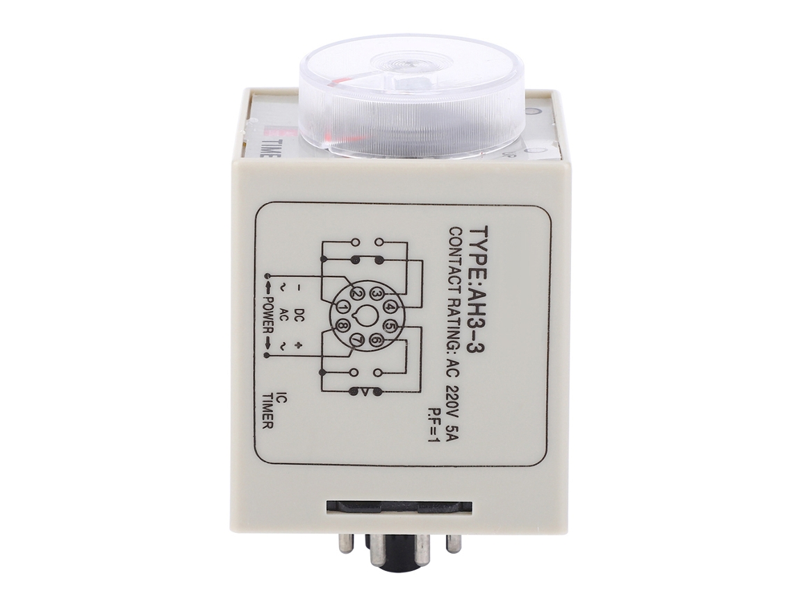 Relé Temporizador Ajustable Ah3-3 Interruptor Temporizador Con Retardo Para Sistema De Control Automático