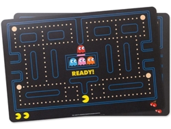 Juego oficial del videojuego retro Pac-Man con 2 manteles individuales de plástico Balvi