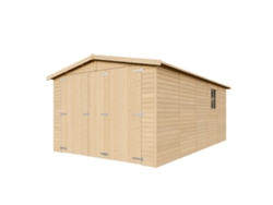 Garaje TIMBELA de Madera M101 (15 M² - 222 x 516 x 324 cm)