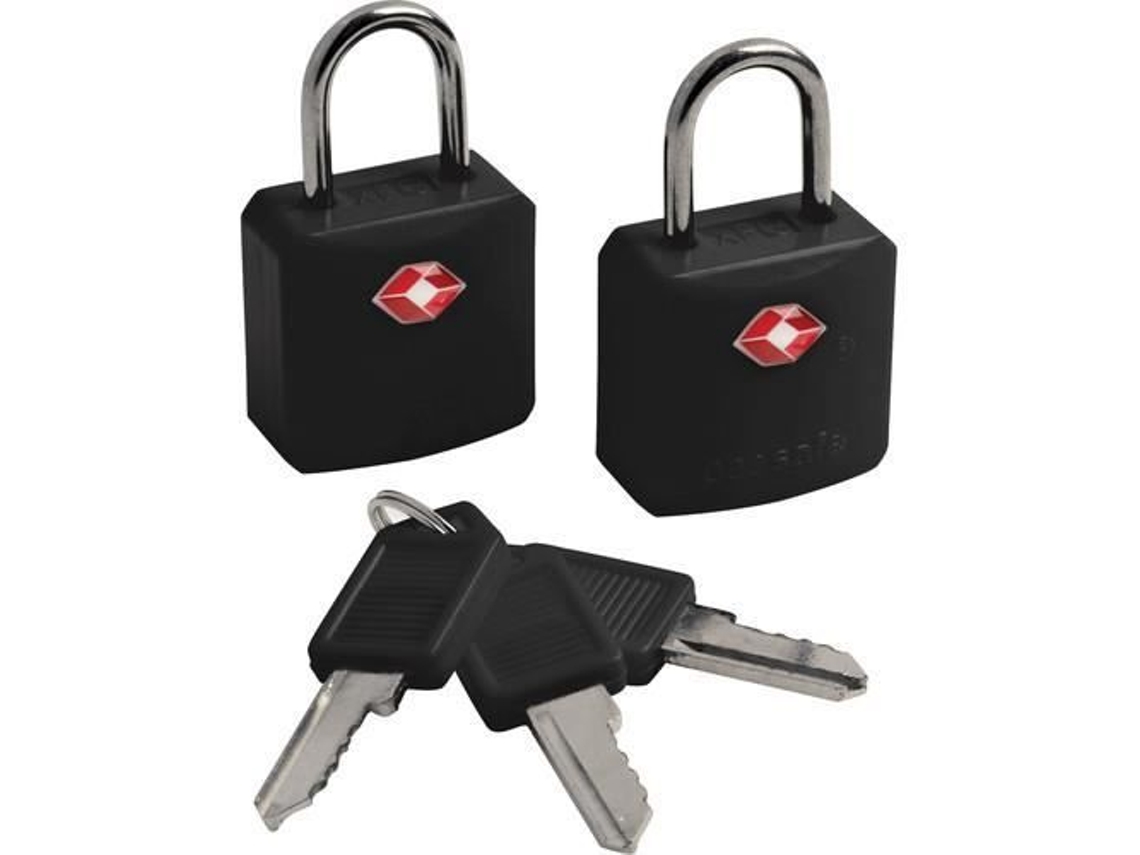 Dos candados sin llave aceptados por Tsa Candados aceptados por Tsa Maletas y equipaje en tránsito con grillete reforzado PACSAFE