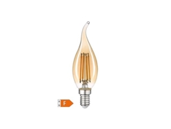 Bombilla LED vintage con forma de vela, 4 W, E14, 3000 K, GSC