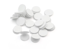 VVJIJILLY Pontos Auto Adesivos Inovadores Para Sala De Aula, Fortes Ganchos Pegajosos E Loops De Volta Pontos Círculo Adesivos Fitas, 20mm Pontos Brancos Para P