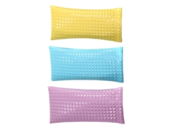 Bolso bandolera transparente para estadios, con correa ajustable para el hombro, ideal para conciertos y eventos deportivos.