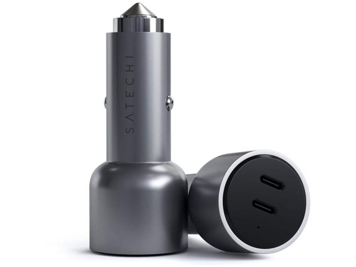 Cargador Auto SATECHI USB-C PD 40W Gris