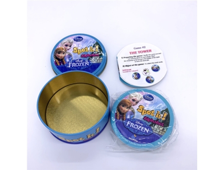 Frozen Elsa Puzzle Dobble Juego de Cartas Juguete Educativo Congelado