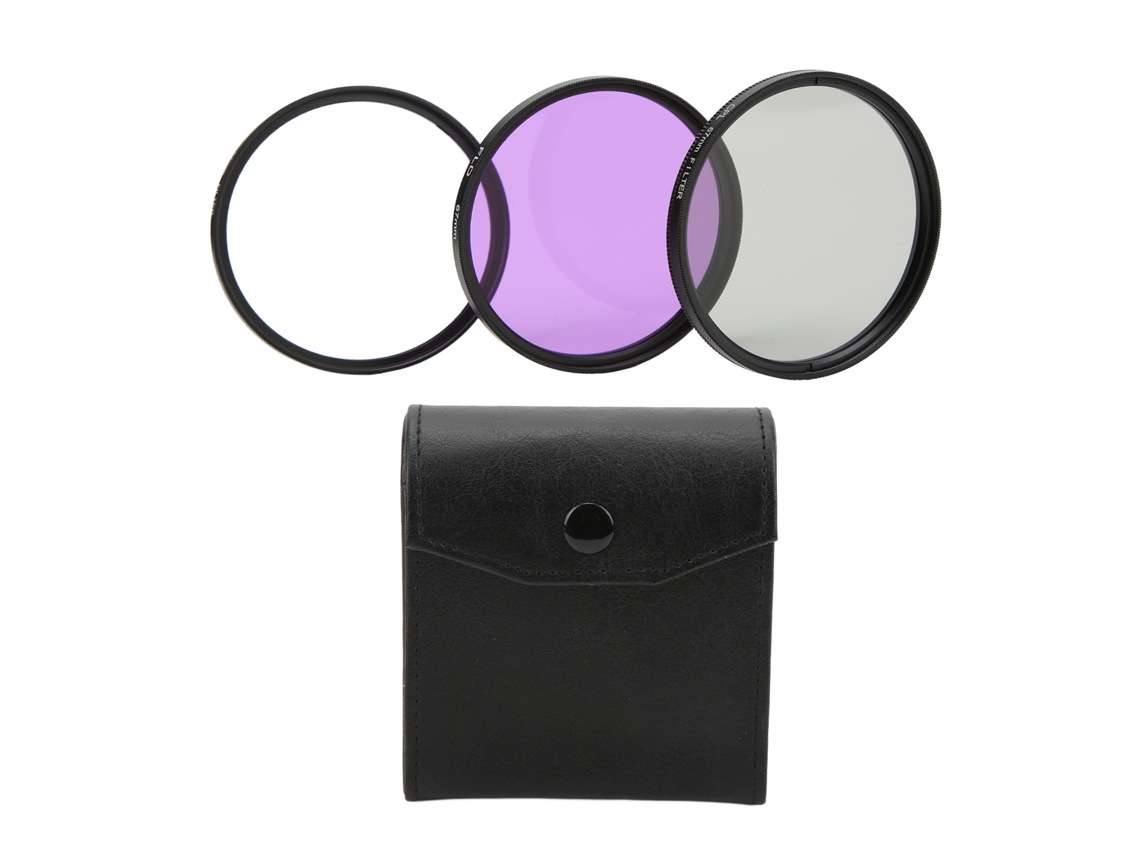 Filtros para lentes: UV, CPL polarizadores, FLD y aluminio, accesorios para cámaras