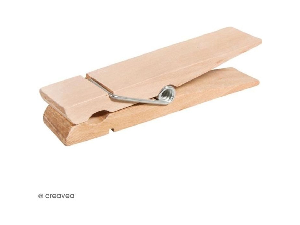 Pinza de madera gigante - 3,5 x 15 cm