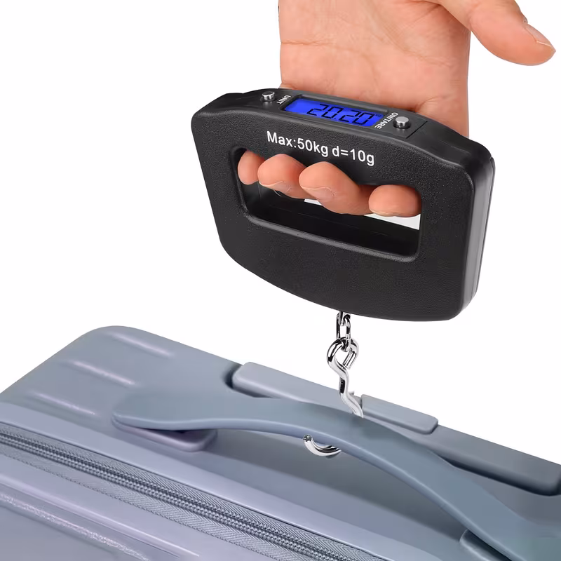 Báscula Digital Portátil Para Equipaje Y Vehículos - Báscula Colgante Portátil Con Pantalla Lcd Retroiluminada