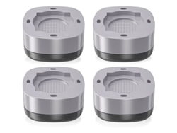 4 Almohadillas Antivibración Para Lavadora, Reductoras De Ruido Y Antideslizantes Con Soporte Estable.