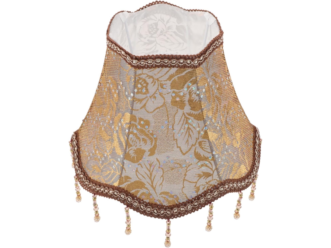 Lámpara De Mesita De Noche De Tela De Estilo Vintage