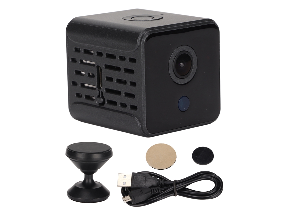 Cámara Mini Wifi 1080p Hd Con Visión Nocturna Para Vigilancia Exterior Y Doméstica