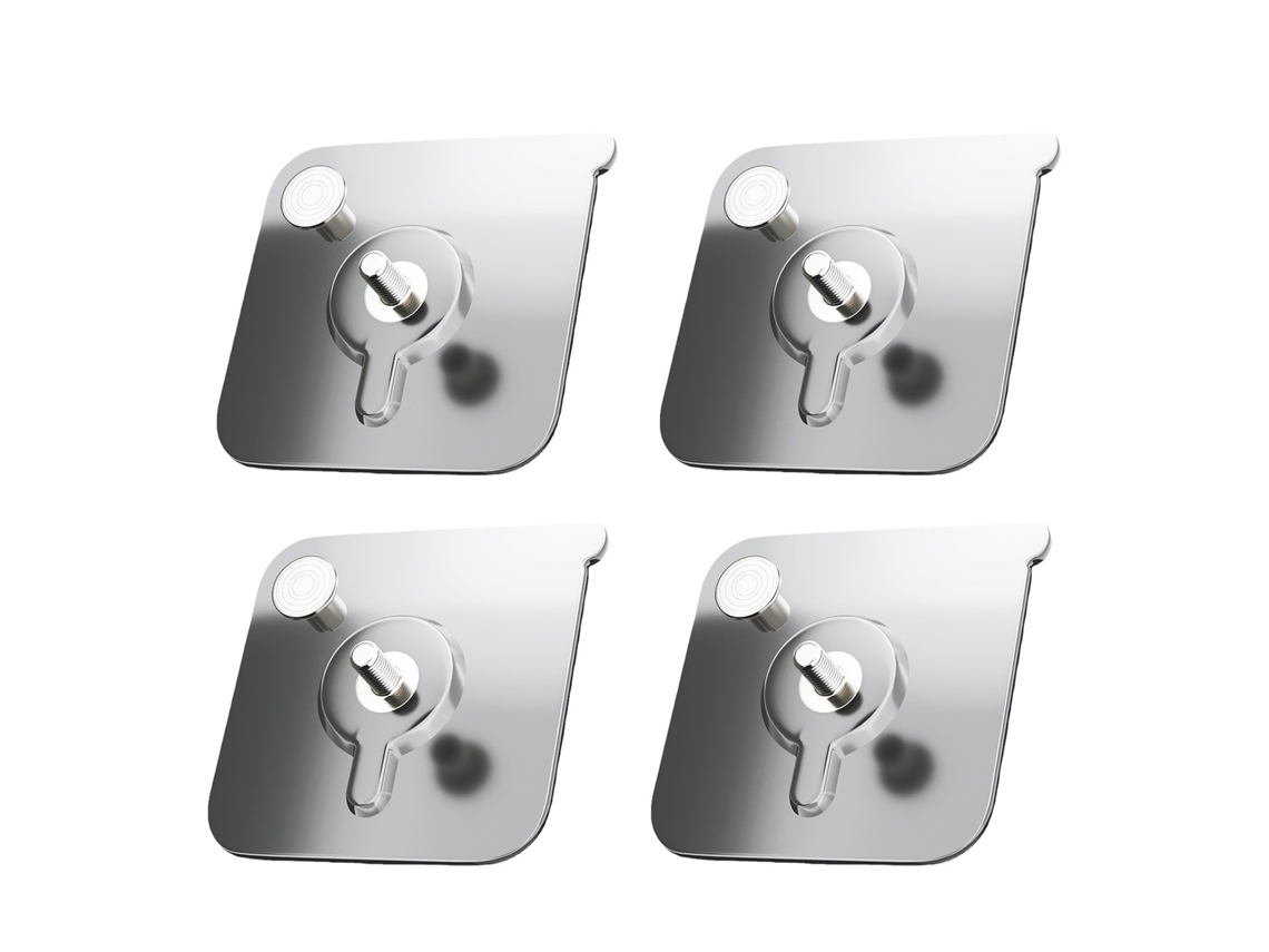 4 ganchos autoadhesivos para colgar en la pared, toallero, percha para baño y dormitorio.