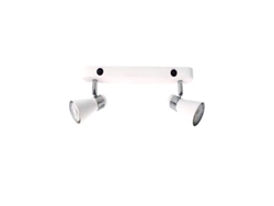 Aplique lineal doble con interruptor Serie Selna GU10 Blanco GSC