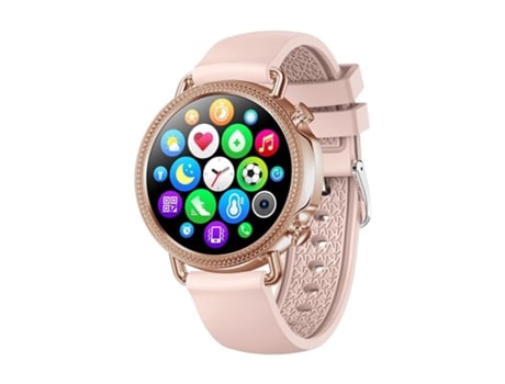 Reloj inteligente para mujer, reloj inteligente resistente al agua con temperatura, pantalla completamente táctil, reloj deportivo deportivo para h...