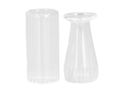 Vaso De Cristal Miniatura Para Casa De Muñecas 1:12 Accesorio Decorativo Diy Paisaje