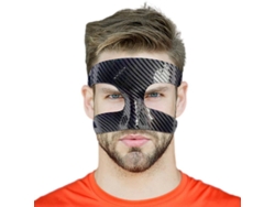 Fasst Protetor Facial Ajustável para Esportes, com Proteção de Nariz e Rosto, para Softbol e Atividades Esportivas