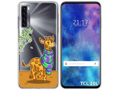 Carcasa TCL 20L / 20L+ TUMUNDOSMARTPHONE Dibujos Transparente Multicolor