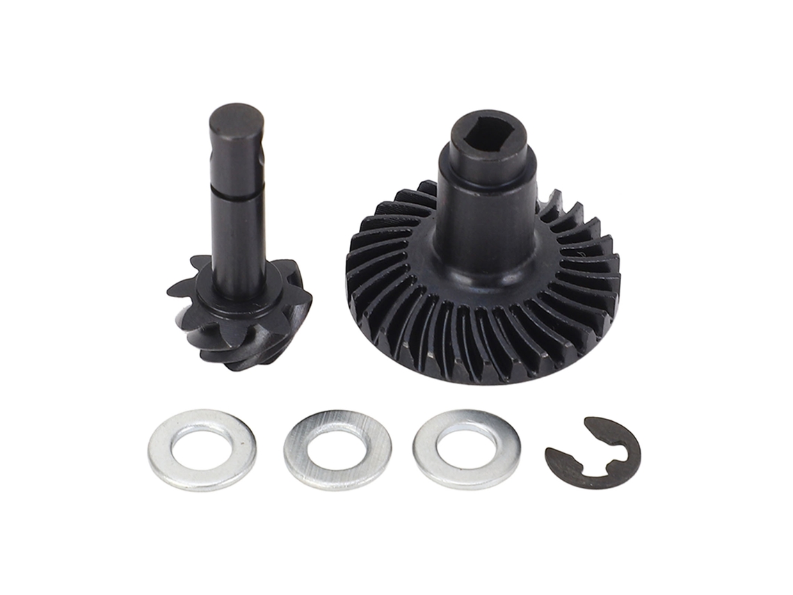 Conjunto De Engrenagens Ring Pinion Cnc 30t 8t De Liga Alta Resistência Para Scx10 Ii Rc Crawler