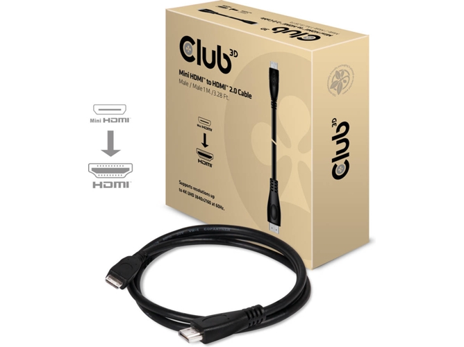 Cable HDMI CLUB3D (HDMI)