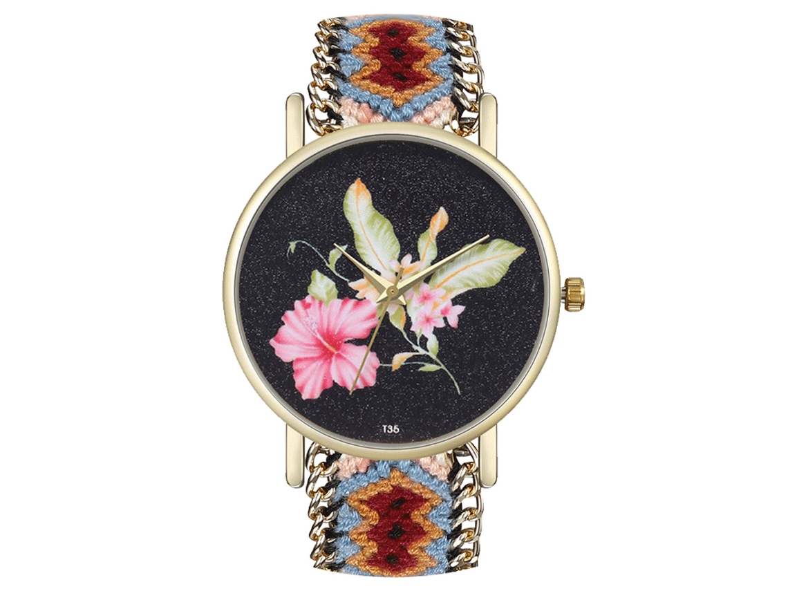 Reloj De Pulsera Unisex Zhoulianfa Con Correa De Alambre Trenzado, Estilo Moderno N.° 3