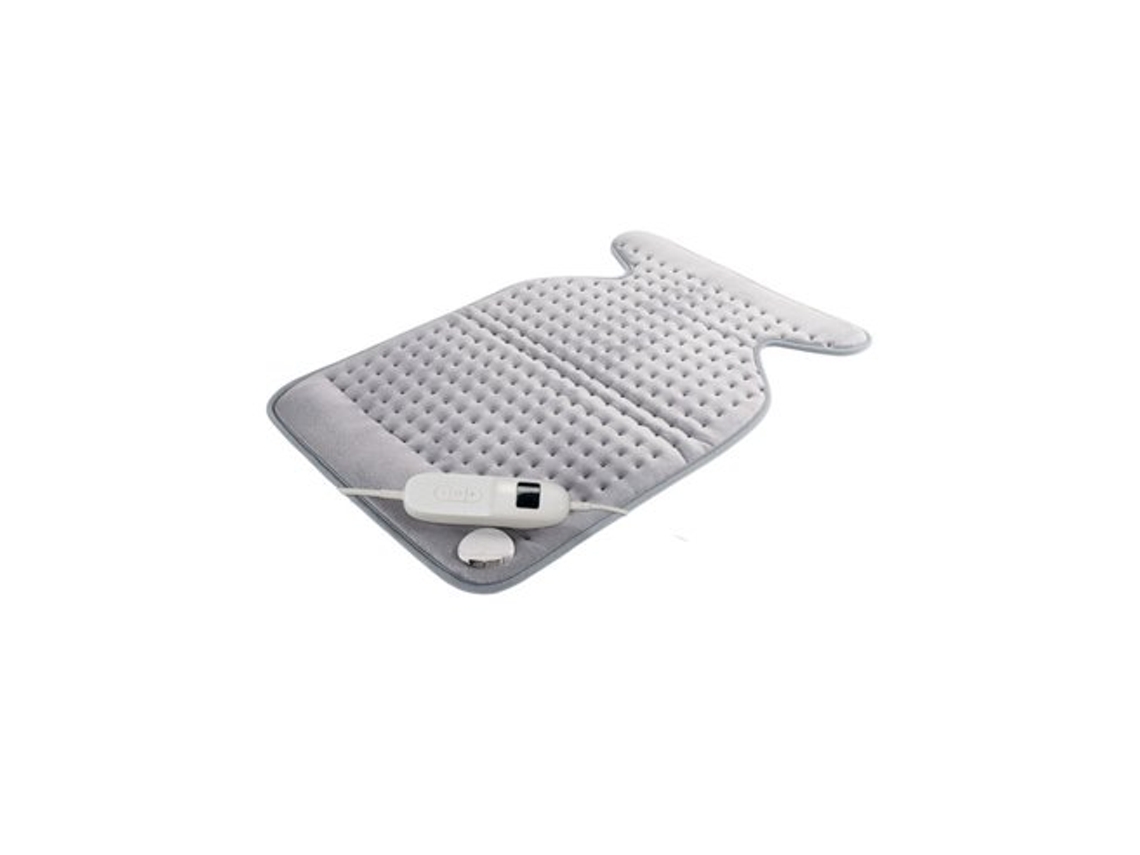 Almohadilla Eléctrica Vellón Gris 100w 63x42cm - 9 Niveles