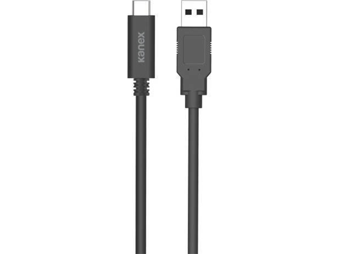 Cable USB KANEX (USB - USB-C - 1 m - Negro)