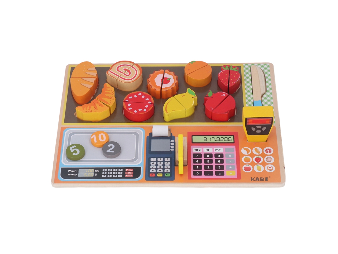 Juego De Cortar Frutas Y Verduras Para Niños, De Madera Maciza, Para Juegos De Imitación.