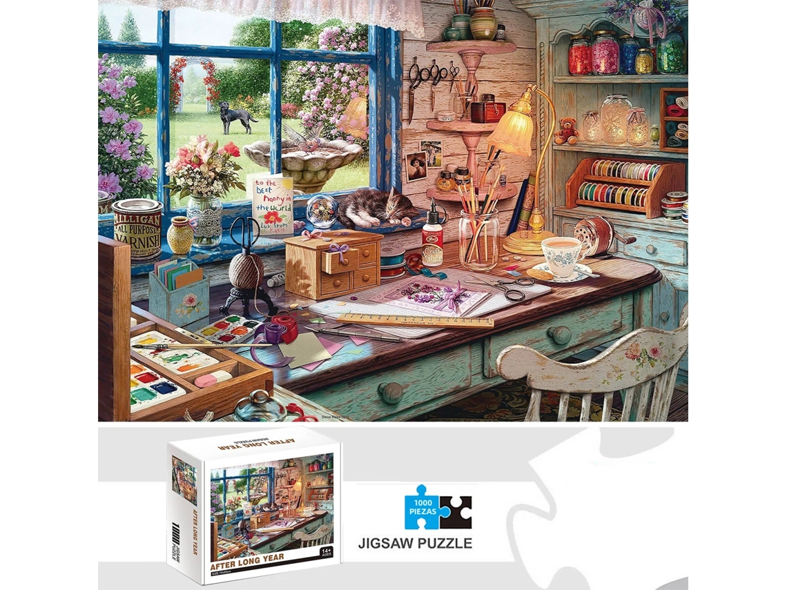Rompecabezas De 1000 Piezas, Desarrollado Durante Muchos Años, Un Juego De Decoración Del Hogar Para Adultos.