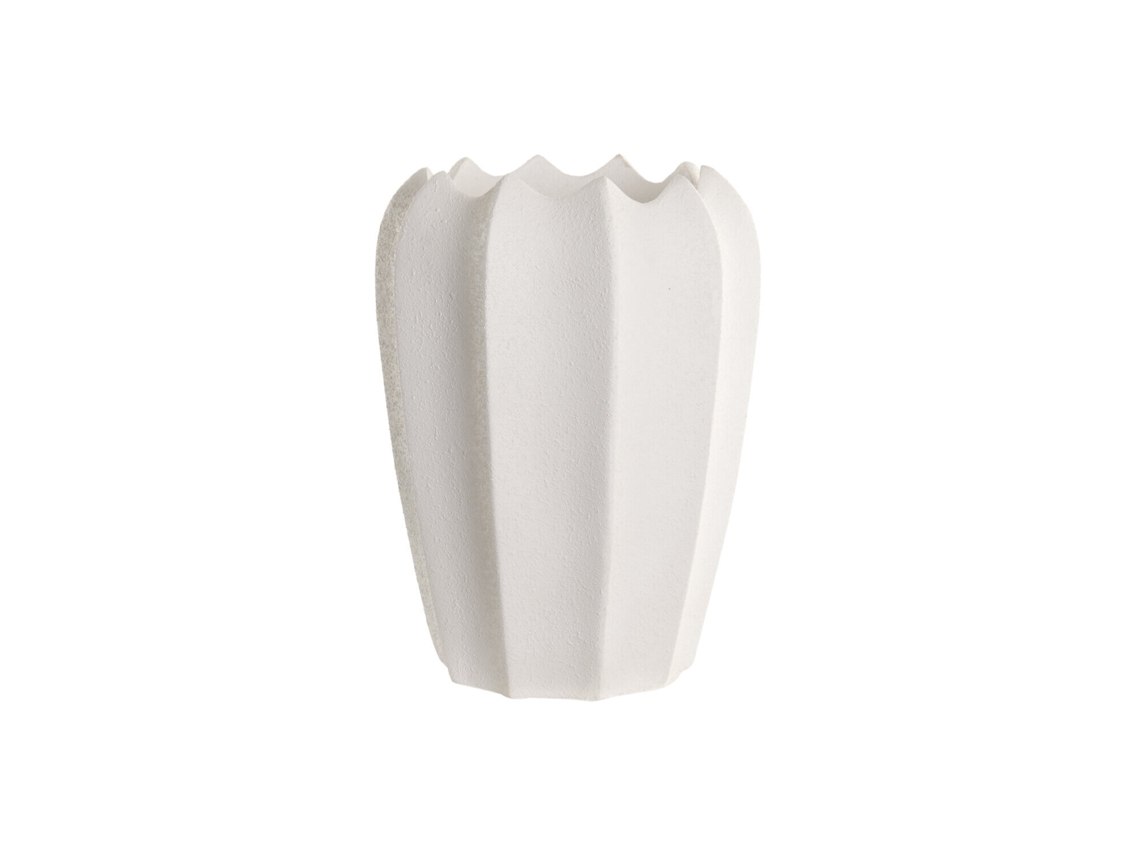 Macetero Fibra Vidrio Blanco 40x40x51cm