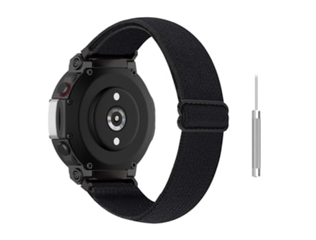 Correa de nailon trenzado transpirable estilo étnico ajustable para Huami Amazfit T-Rex 2 - negro